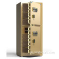 Tiger Safes 2-Türer-Gold 180 cm Hochfingerabdruckschloss